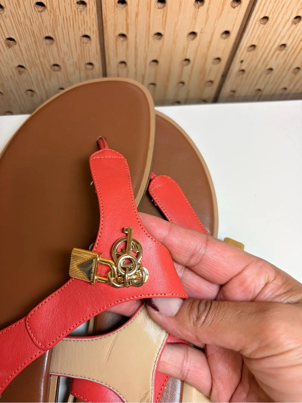 Michael Kors coral red